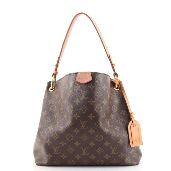 Graceful Handbag Monogram Canvas PM Brown - Picture 1 of 7